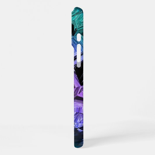 virtual reality, dark crystal gradient iPhone hülle (Linke Seite)