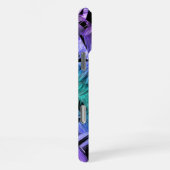 virtual reality, dark crystal gradient iPhone hülle (Rechte Seite)