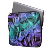 virtual reality, dark crystal gradient laptopschutzhülle (Vorderseite Links)