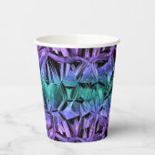 virtual reality, dark crystal gradient pappbecher (Links)