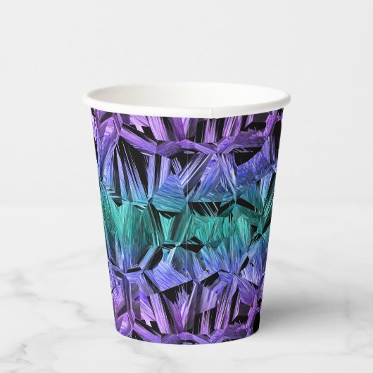 virtual reality, dark crystal gradient pappbecher (Rechts)