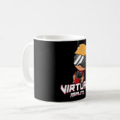 Virtual-Reality-Gamer Kaffeetasse (Vorderseite Links)