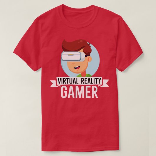 Virtual Reality Gamer T-Shirt (Design vorne)