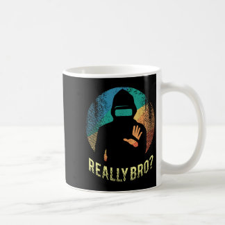 Virtual Reality Graphic Retro gestörte Kunst für e Kaffeetasse