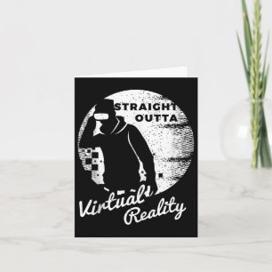 Virtual Reality Graphic Retro gestörte Kunst für e Karte