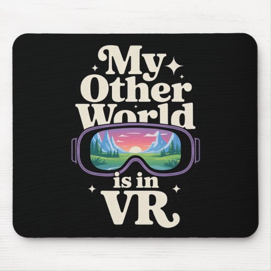 Virtual Reality-Headset für immersive Spielerwelte Mousepad (Vorne)