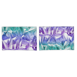 Virtual-Reality-invertierte, blasskristallfarbene Kissenbezug