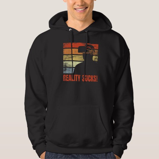 Virtual Reality Outfit For A Vr Gamer Of Virtual R Hoodie (Vorderseite)