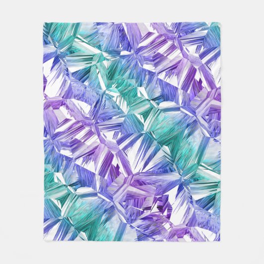 Virtual-Reality-Pastellfarben: Vlies-Decke Fleecedecke (Vorderseite)