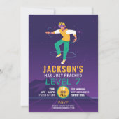 Virtual Reality VR Digital Gaming Gamer Einladung (Vorderseite)