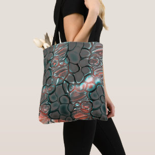 Virtual Schmelzmatte graue Steine zu Kupfer Tasche