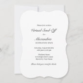 Virtual-Send-Party Einladung-Karte Einladung (Vorderseite)