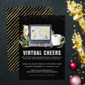 Virtual Silvester Party | Sekt Einladung