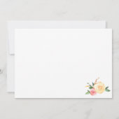 Virtual Sip & See Welcome Baby Einladung (Rückseite)