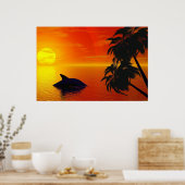 Virtual Sunset Poster (Küche)