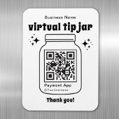 Virtual Tip Jar mit QR-Code Magnet