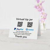 Virtual tip jar q oder Code-Geld-Spende PayPal ven (Orchidee)