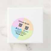Virtual tip jar q oder Code-Geld-Spende PayPal ven Geschenkanhänger (Beispiel)