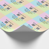 Virtual tip jar q oder Code-Geld-Spende PayPal ven Geschenkpapier (Ecke)