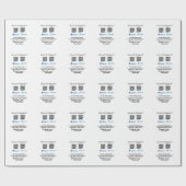 Virtual tip jar q oder Code-Geld-Spende PayPal ven Geschenkpapier (Flach)