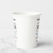 Virtual tip jar q oder Code-Geld-Spende PayPal ven Pappbecher (Rechts)