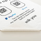 Virtual tip jar q oder Code-Geld-Spende PayPal ven Sherpadecke (3/4)