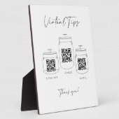 Virtual Tipp Jar Scan QR Code Cash App Zahlung Fotoplatte (Seite)