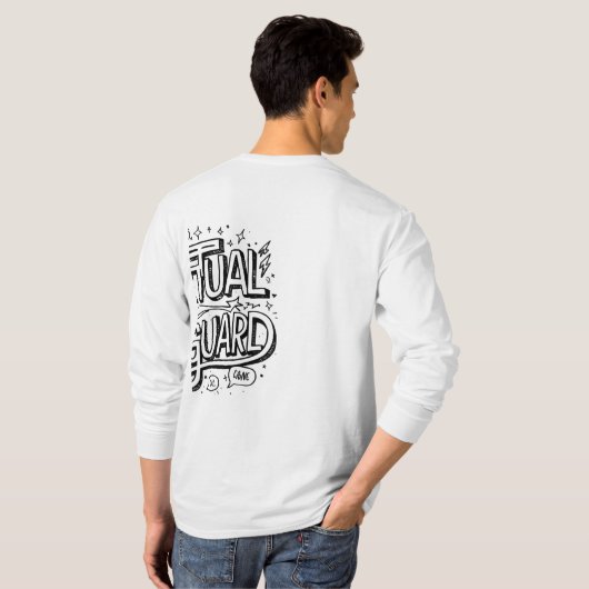 Virtual Vanguard Long Sleeve T - Shirt 🎮 👕 (Schwarz voll)