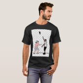 Virtual Vogue: Cyber Streetwear Elegance T-Shirt (Vorne ganz)