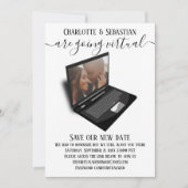 Virtual Wedding speichert das Date-Foto Save The Date (Vorderseite)