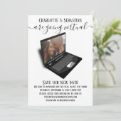Virtual Wedding speichert das Date-Foto Save The Date (Stehend Vorderseite)