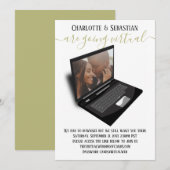 Virtual Wedding speichert das Date-Foto Save The Date (Vorne/Hinten)