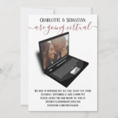 Virtual Wedding speichert das Date-Foto Save The Date (Vorderseite)