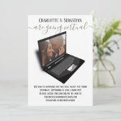 Virtual Wedding speichert das Date-Foto Save The Date (Stehend Vorderseite)