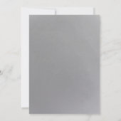 Virtual Wedding White Silver Black Typografy (Rückseite)