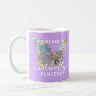 Virtually Perfect Personalisiert Teacher Geschenk Kaffeetasse