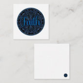 Virtue Faith Mandala Mitteilungskarte (Vorne/Hinten)
