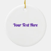 Virtue Hope Mandala Keramik Ornament (Hinten)