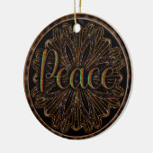 Virtue Peace Mandala Keramik Ornament (Links)