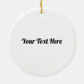 Virtue Peace Mandala Keramik Ornament (Hinten)