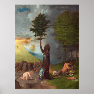 Virtue und Vizepräsident - Lorenzo Lotto Kunstmuse Poster