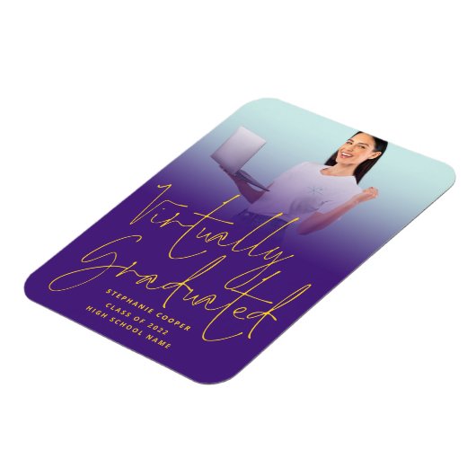 Virtuell abgestuftes Skript-Foto 2022 Lila Magnet (Linke Seite)