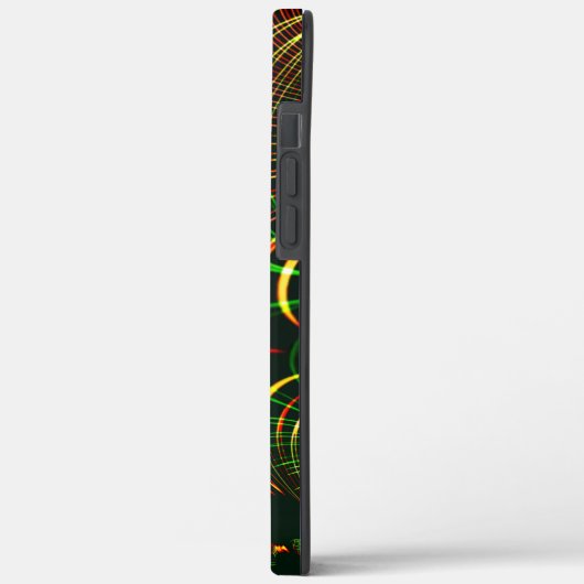 Virtuell grüne Blätter, Reddish 'feuergefärbter Do Case-Mate iPhone Hülle (Rückseite / Links)