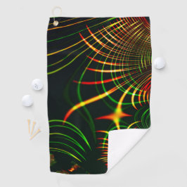 Virtuell grüne Blätter, Reddish 'feuergefärbter Do Golfhandtuch