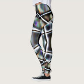 Virtuell in abgeschrägten, gerahmten geraden Forme Leggings (Links)