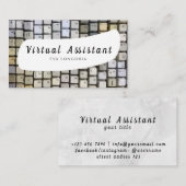 Virtuelle Assistenten Visitenkarte (Vorne/Hinten)