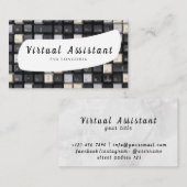 Virtuelle Assistenten Visitenkarte (Vorne/Hinten)