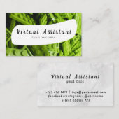 Virtuelle Assistenten Visitenkarte (Vorne/Hinten)