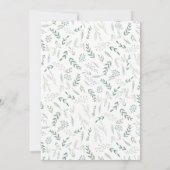 Virtuelle Babydusche für Kleinkinder Einladung (Rückseite)