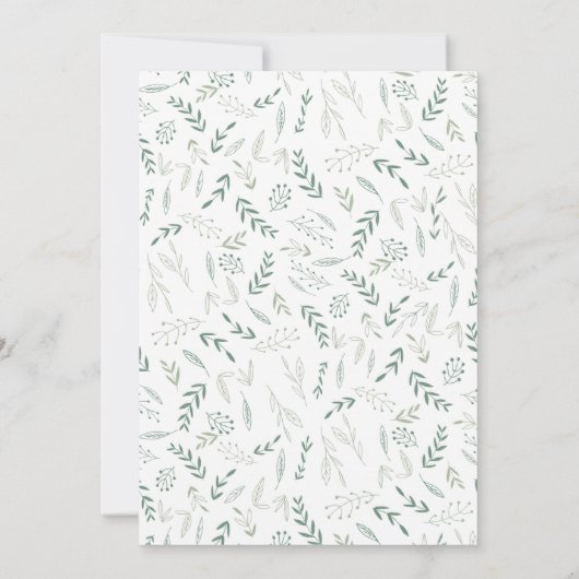 Virtuelle Babydusche für Kleinkinder Einladung (Rückseite)